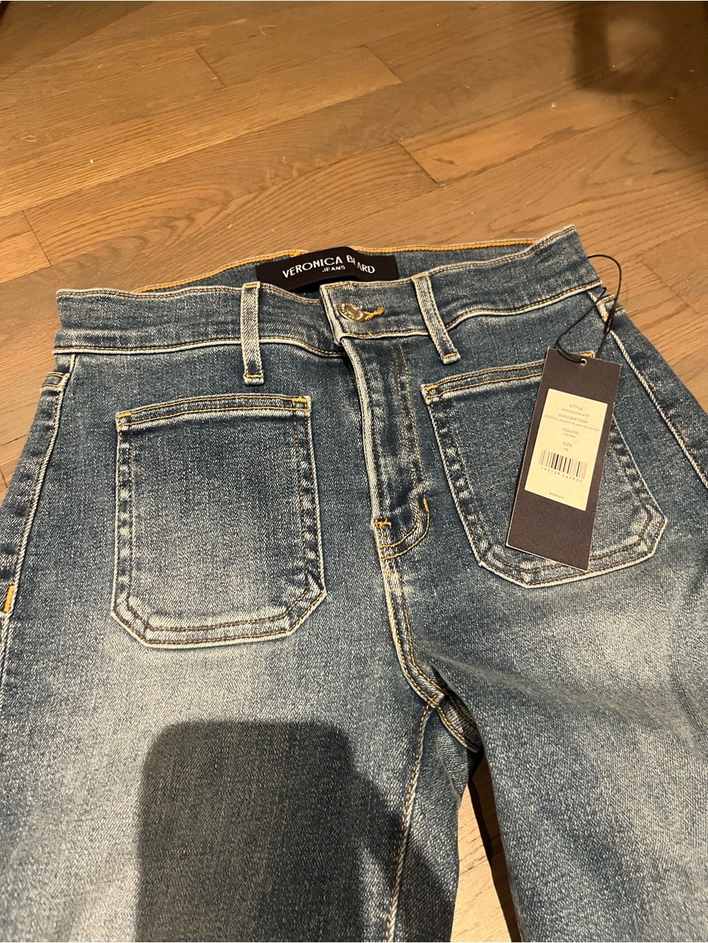 Veronica Beard NWT Beverly Skinny Flair Jeans, size 25 - Picture 2 of 8